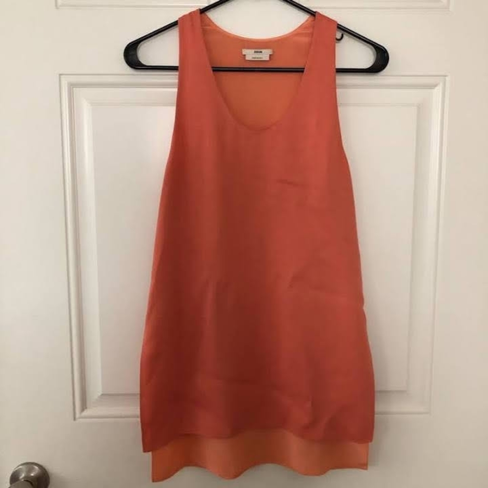 Orange Sleeveless Top